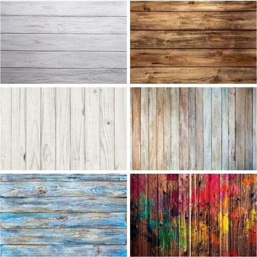 Laeacco Gray White Wood Background Old Plank Hardwood Board Texture Pattern Party Photography Backdrop Photocall Photo Studio
