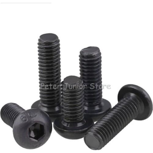 50 pc/lot grade 10.9 class alloy steel M2,M2.5,M3,M4 *L =4~50mm Hex socket button head cap screw GMN