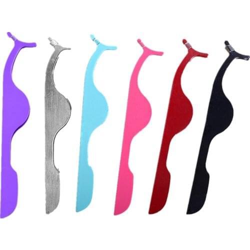 Magnetic eyelashes tweezers false eyelashes wearing auxiliary tool magnetic eyelash curler tweezers makeup tweezers