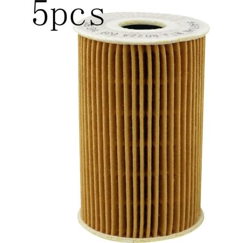 5PCS Car Oil Filter 03L 115 562/HU7008Z fit for EOS GOLF JETTA MULTIVAN PASSAT POLO SCIROCCO SHARAN TIGUAN TOURAN TRANSPORTER
