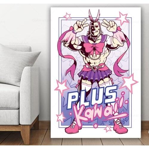 My Hero Academia Almight art Poster Canvas painting creativity home decor for kids room HD modular decorative paintings