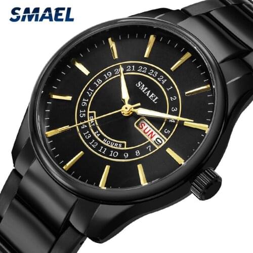 Men Watch SMAEL Military Sport Watches Waterproof Mens Quartz Wrist Watch Top Brand Luxury Business Clock Relogio Masculino