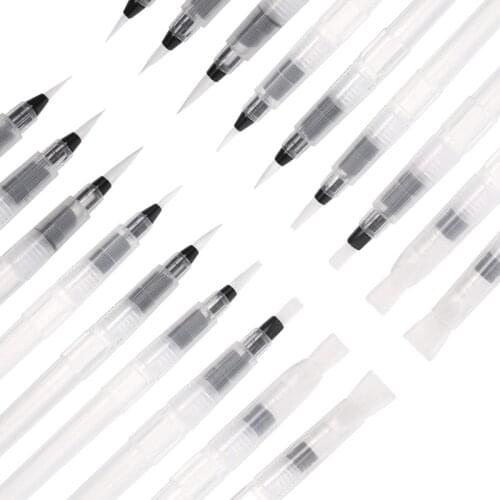 NEW-18 Pcs Water Color Brush Pen Watercolor Paint Pen Water Drawing Pens Paint Marker Set for Painting Markers
