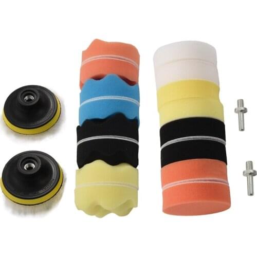 Car Foam Drill Polishing Pad Kit 22 PCS, 3 Inch Buffing Pads