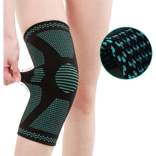 Manufacturer Direct Knitted Movement Knee Pads Summer Breathable Knee Pads Running Basketball Climbing Movement Winter Protectiv