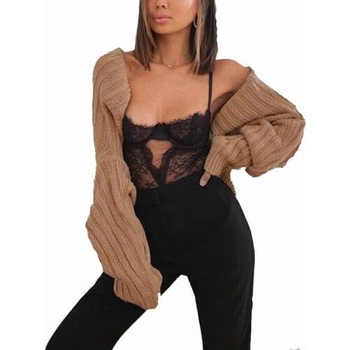 2021 New Knitted Cardigan Long-Sleeved Short Jacket Autumn Fashion Casual Sexy Street Style Jacket Female Sweater Women