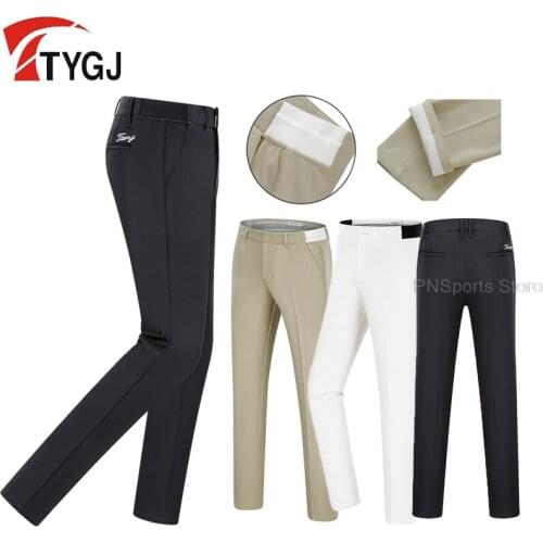 Send Socks! Winter Autumn Men Sportswear Male Golf Trousers High-Elastic Casual Golf Tennis Long Pants Slim Fit Pant XXS-XXL