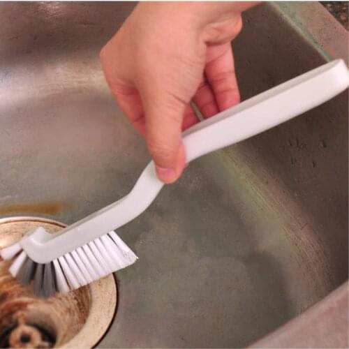 Kitchen Cleaning Brush Sink Shutter Glass Car Cleaning Brush Bathroom Cleaning Tool Portable Brush Corner Brush Bending Handle