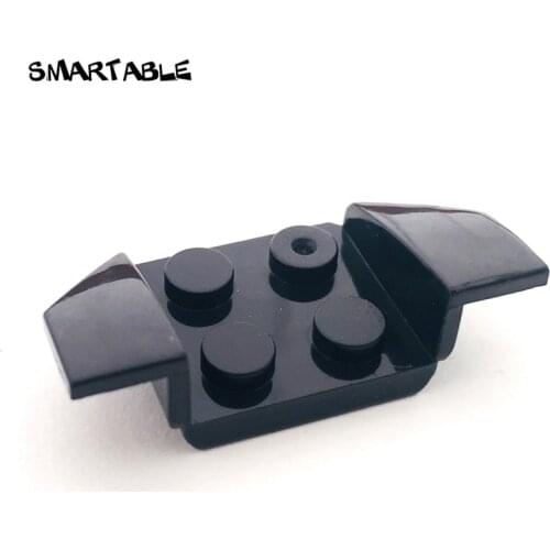 Smartable Plate Special 2x4 For Vehicle fender Building Blocks Brick MOC Parts Toys Kids Compatible City 41854 50pcs/lot
