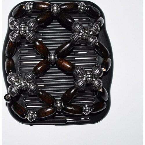 Standard comb brown beads 20pcs/lot african butterfly magic comb