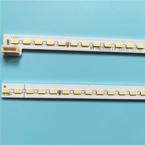 30pcs new original 100LED strip Circuits RF-AC550C14-5002L-01 RF-AC550C14-5002R-01 FOR 55Q1F / 55Q2F 55Q1FU/55Q2FU 605MM
