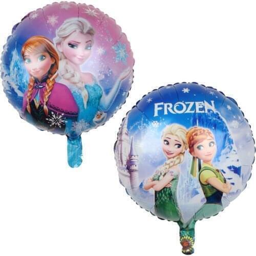 10pcs Disney Frozen Princess Elsa Foil Balloons18inch Birthday Helium Balloon Baby Shower Party Globos Kids Toy Gifts