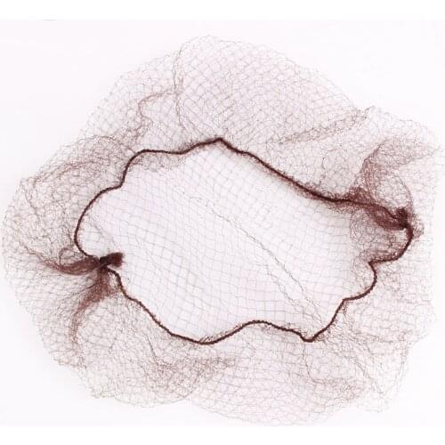 10Pcs Durable Nylon Hair Nets Invisible Disposable Hair Net Ballet Dance Snoods Net Bun Hair Nets Invisible Edge Elastic Mesh