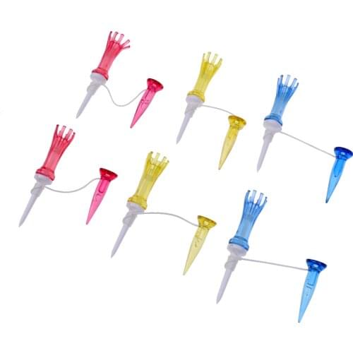 2Pcs/Set Durable Parent-child Plastic Golf Tees Practice Golf Accessories