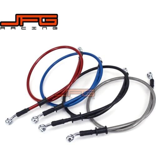 28 Degree M10 1500-1900 Stainless Steel Hydraulic Brake Clutch Oil Hose Line Radiator Pipe For Motorcycle ATV Dirt Pit Bike