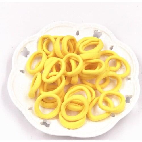 50PCS Girls Candy Colors Nylon Rubber Bands Children Elastic Hair Bands Ponytail Holder Kids Women Hair Accessories