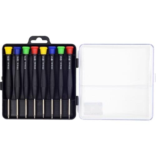 8PCS/set High Quality Precision Mini Screwdriver Pocket Repair Tools Set For Cell Phone