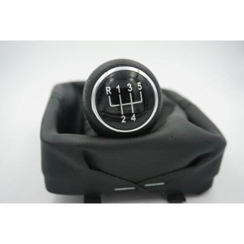 Free Shipping For 2002-2008 Volkswagen Polo 9N / 9N3 IV V 5-speed Gear Shift Knob Gaitor Boot Black V0025