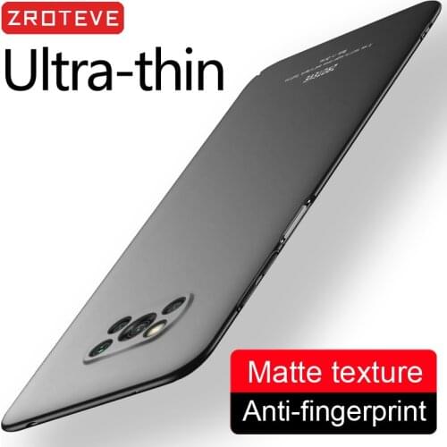 Poco X3 NFC Case ZROTEVE Matte Cover For Xiaomi Pocophone X3 M3 F3 F2 Pro Case Xiomi PC Cover For Xiaomi Poco M3 F3 F2 Pro Cases