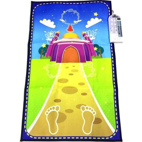 Children Educational Electronic Interactive Prayer Mat tapis de priere Islam Prayer Rug Carpet Muslim Worship Salat Musallah