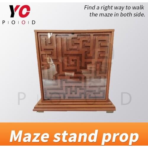 Escape room game Maze stand prop walk the maze in both size to unlock the door adventure game