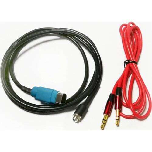 Biurlink AUX Adapter Cable For Alpine Radio KCE-237B Aux-in Fullspeed