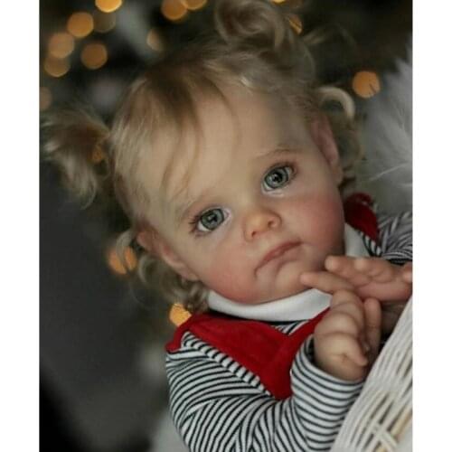 Collections for Girl Realistic Clear Baby Girl/Boy Doll Washable Handcraft Doll Toy Lifelike Reborn Interactive DIY Doll