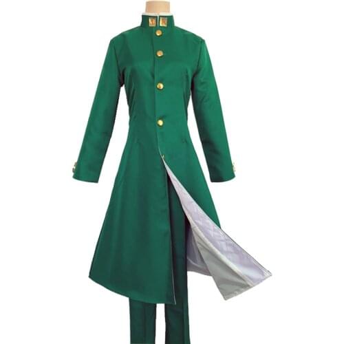 Anime Jojos Bizarre Adventure Cosplay Costume Kakyoin Noriaki Cosplay Costume Women Men Size Halloween