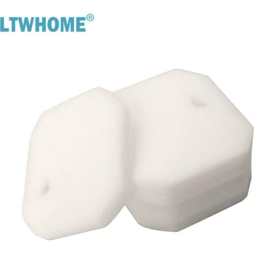 LTWHOME Replacement White Fine Filter Pad Fit for Eheim 2616265 Professional Pro 2 2226/2326/ 2026/2128 and Experience 350