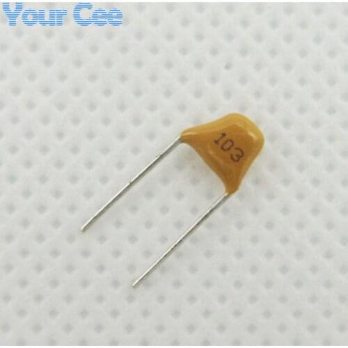 50pcs Monolithic Ceramic Chip Capacitor MLCC Multi-layer Ceramic Capacitor 0.01UF 10NF 103 50V + / - 20