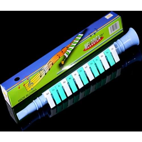 13 Key Children Melodica For Kids Blow Pipe Music Instruments Toy Horn Plastic Clarinet Orff Instruments Piano Mouth Organ