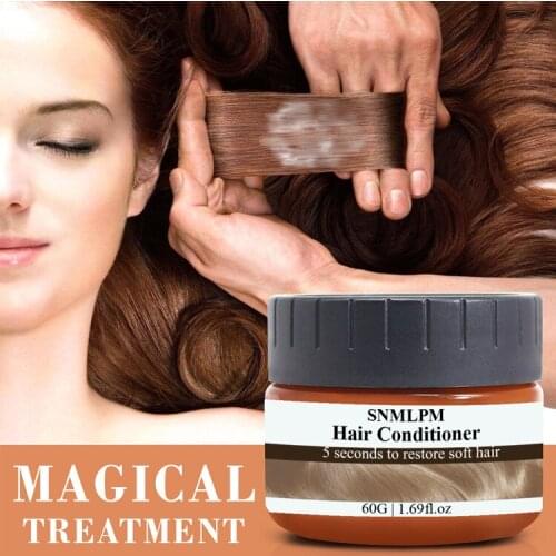 NEW Hair Treatment Mask Repair Hair Roots Hair Care Cream 5 Seconds Repairs Frizzy Make Hair Soft Smooth Hair Care TSLM1