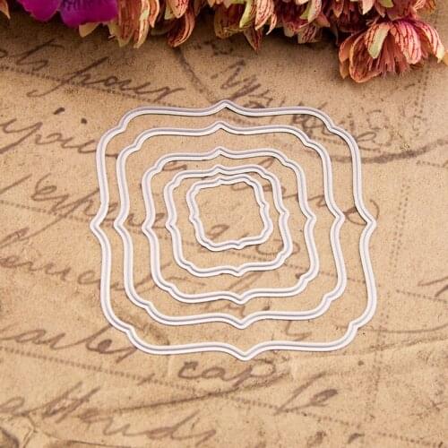 New Frame Metal Cutting Dies Stencils for DIY Scrapbooking/photo album Decorative Embossing DIY Cards