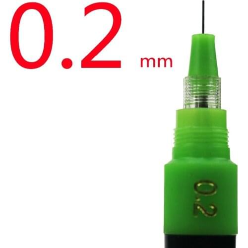 10 PCS/lot 0.2mm Hero professional engineering pen rechargeable ink needle pens sketch drawing pen technical pen office supplies