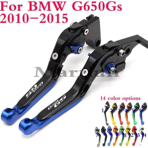 CFor BMW G650GS Sertao G 650 GS G650 GS 2010-2015 Motorcycle Adjustable Folding Extendable Brake Clutch Lever