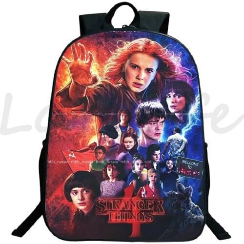 Stranger Things Backpacks Girls Boys School Bags Beautiful Bookbag Students School Gifts Mochila Teens Laptop Rucksacks