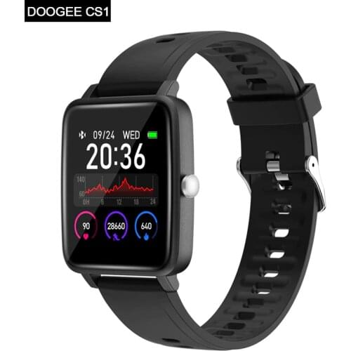 DOOGEE CS1 Smartwatch Smart Watch Sports Fitness tracker Wristband Bracelet Real-time Heart Rate Monitoring 12 Sporting Modes