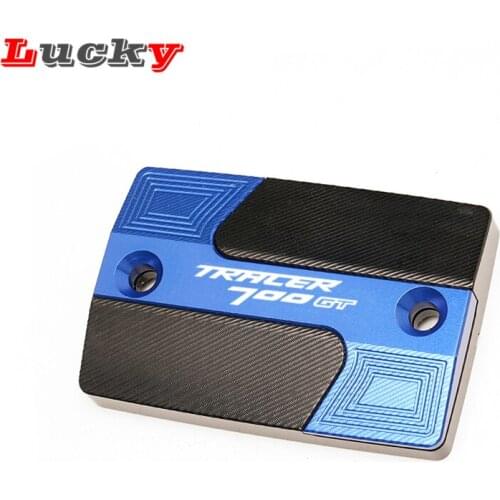 For YAMAHA MT07 TRACER 700GT tracer700gt 2016-2019 Latest Motorcyle Accessories CNC Front Brake Fluid Fuel Reservoir Tank Cover