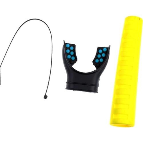Comfortable Mouth Piece with Tie Strap and Color Tab Regulator Mouthpiece Vented Hose Protector