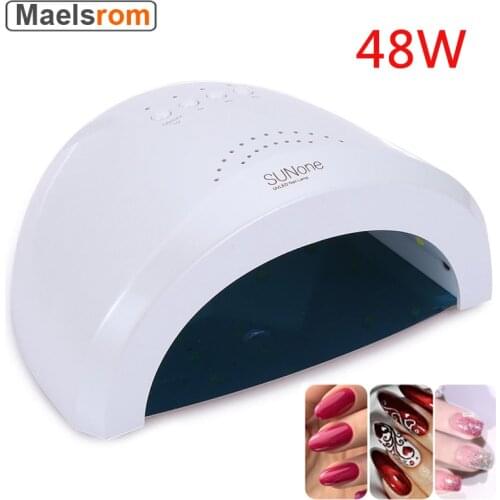 48W/24W Adjustable 30 LEDs Lamp Nail Dryer Machine With 5S 30S 60S Timer UV Lamp For Gel Polish Dryer Lamp Nail Art Tool