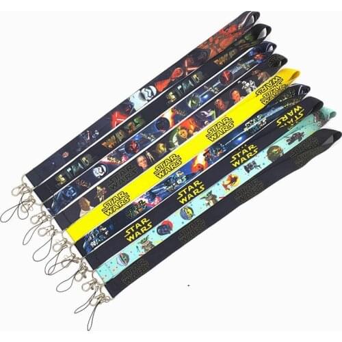 Star Wars Yoda Baby Mobile Phone Lanyards Straps Sling Disney ID Card Holders Key Anime DIY Hang Accessories Boy Girl Gift Decor