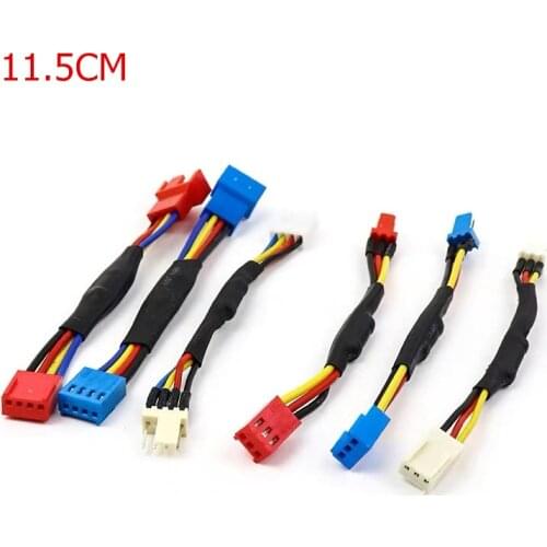 1/3/5pcs Fan Resistor Cable 4 Pin Male to 4Pin Female Connector Reduce PC CPU Fan Speed Noise Extension Resistor Slow down Cable