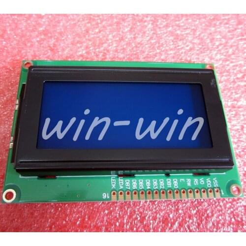 1PCS 1604 LCD 16*4 16x4 Character LCD1604 LCD Screen Blue Blacklight LCD Display Module 5V for Arduino diy electronics
