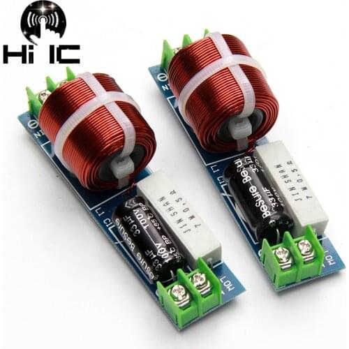 1PCS Speaker Audio Frequency Divider Three - Frequency Bass woofer Sound Horn Voice Bass Loudspeaker Crossover Filters 80W