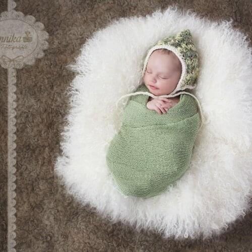 10pcs/lot Mix Color Soft Stretch Knit Wraps for Newborn Photography Props Newborn Photo Wraps BABY SHOWER GIFT