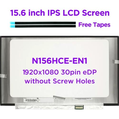 15.6" Laptop LCD Screen N156HCA-EN1 Fit NV156FHM-N61 N62 For ASUS ZenBook Pro UX550 U561 K505B U5100U Lenovo Legion 5-15 30pin