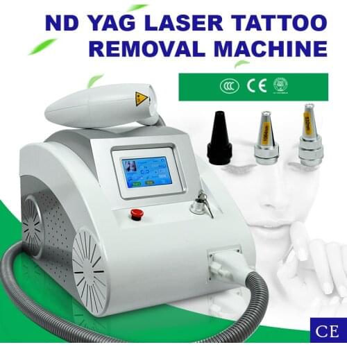 2020best q-switched 1064nm & 532nm q switch nd yag laser tattoo removal black doll carbon peeling face massage skin care machine