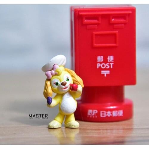 24PCS 4cm Cookie dog cute cartoon doll hand made model decoration toy DIY decoration doll