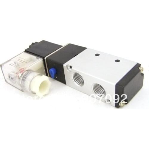4V210-08 5 Way 2 Position Solenoid Valve 1/4'' AC220V