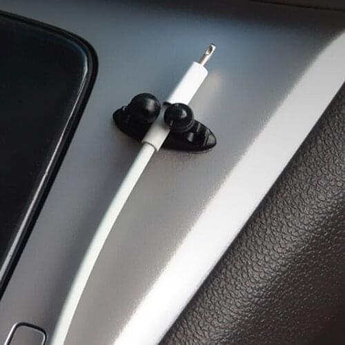 8PCS Car Wire Cable Clip Cord Holder Tie Fixer Organizer for Nissan Qashqai Juke X-trail Note Tiida Lexus gx460 rx gs300 gx470